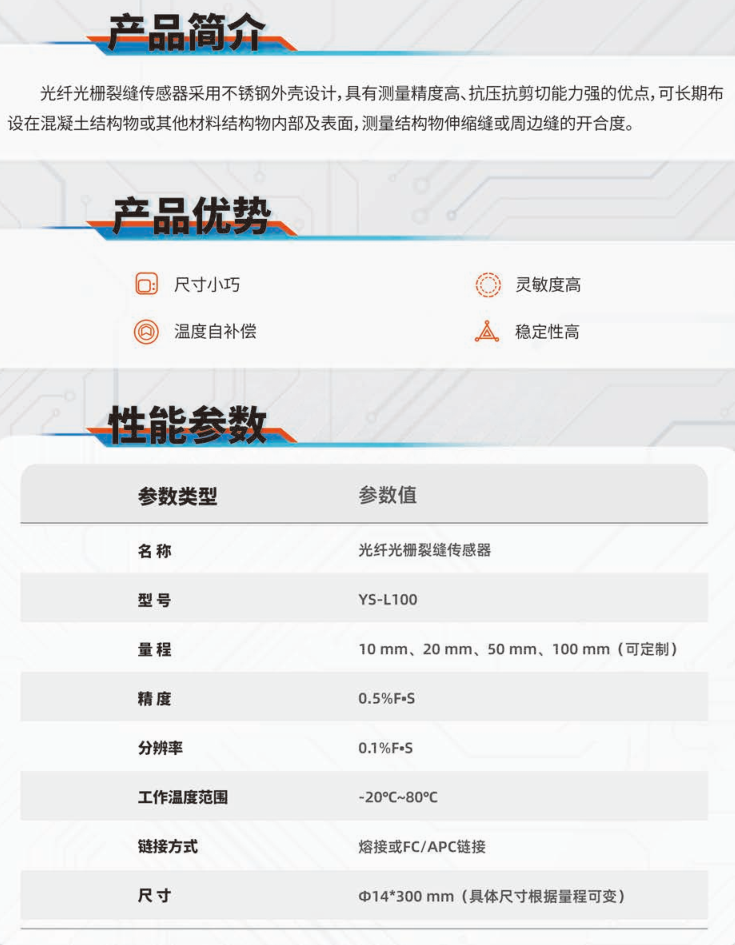 YS-L100光纖光柵裂縫傳感器.jpg